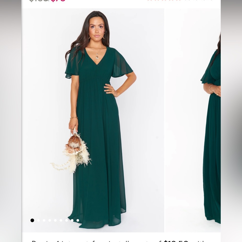 Show Me Your Mumu Emerald Green Maxi Dress